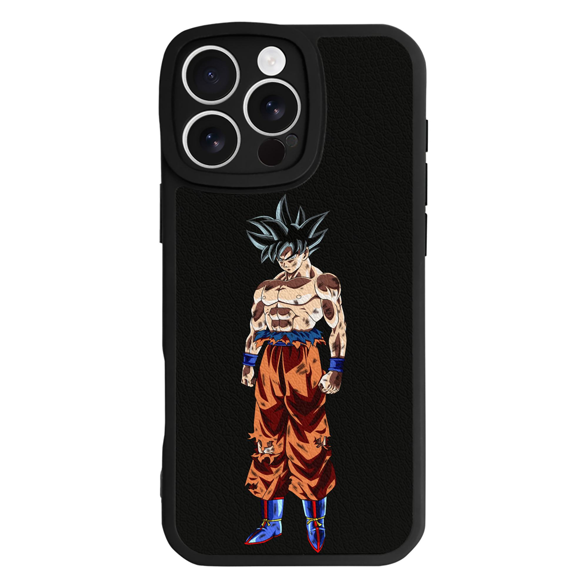 （画像用） ドラゴンボール 孫悟空（そん ごくう）Son Goku カカロット DRAGON BALL Kakarotto 【iPhone 16シリーズ対応】シリコンスマホケース（レザー調） 材質：シリコン